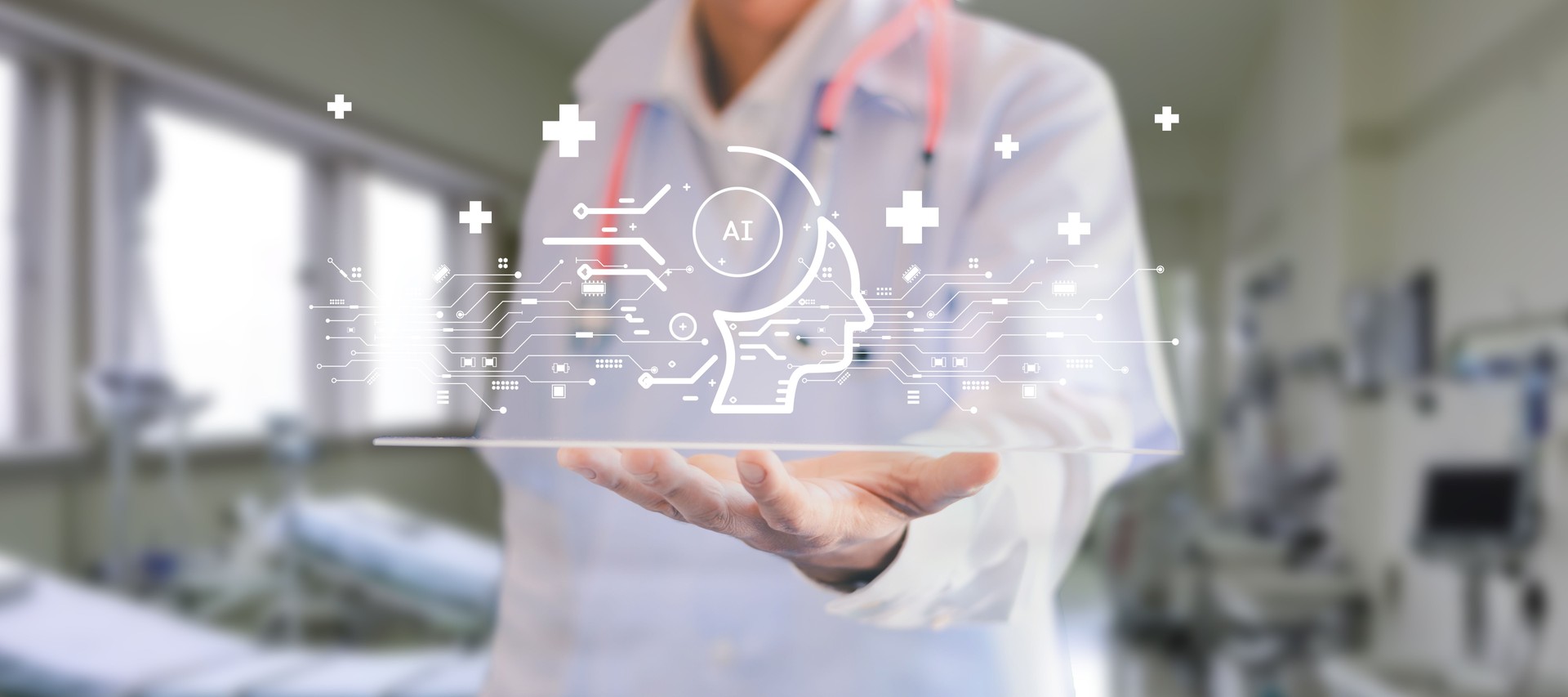 Doctors use AI technology to diagnose, care for, and increase the accuracy of treatment for patients in the future. medical research